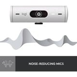 Logitech Brio 500, Webcam bianco/Nero