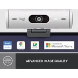 Logitech Brio 500, Webcam bianco/Nero