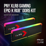PNY DIMM 32 GB DDR5-6400 (2x 16 GB) Kit duale, Memoria Nero