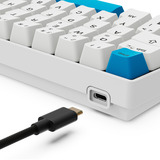 Sharkoon SKILLER SGK50 S4 Gen2 PBT, Tastiera da gioco bianco