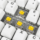 Sharkoon SKILLER SGK50 S4 Gen2 PBT, Tastiera da gioco bianco