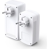 TP-Link TL-WPA1300P KIT 1300 Mbit/s Collegamento ethernet LAN Wi-Fi Bianco 2 pz, PowerLAN 1300 Mbit/s, IEEE 1901, IEEE 802.3, IEEE 802.3u, Tipo E/F, Gigabit Ethernet, 10,100,1000 Mbit/s, Wi-Fi 5 (802.11ac)