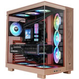 Thermaltake View 380 XL TG ARGB, Chassis Tower marrone chiaro