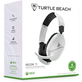 Turtle Beach Recon 70 Bianco Xbox Cuffie da Gioco Multipiattaforma for Xbox Series X o S, Xbox One, PS5, PS4, PC e Mobile, Cuffia da gioco bianco, Xbox One, PS5, PS4, PC e Mobile, Cablato, Gaming, 20 - 20000 Hz, 420 g, Auricolare, Bianco