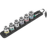 Wera 05003995001 Set di bussole, chiave combinata   Nero, Set di bussole, 1/2", Metrico, 6 testina/e, 10,13,15,16,17,19 mm