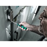 Wera Kraftform Kompakt 838 RA-R M Set 1, con funzione a cricchetto, Set di bit Nero/Verde