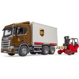bruder Scania Super 560R camion logistico con carrello elevatore integrato, Veicolo modello 