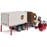 bruder Scania Super 560R camion logistico con carrello elevatore integrato, Veicolo modello 