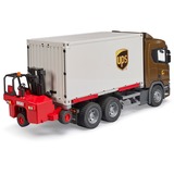 bruder Scania Super 560R camion logistico con carrello elevatore integrato, Veicolo modello 
