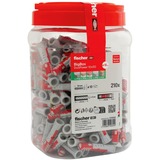 fischer Tassello DUOPOWER 10x50 BigBox grigio chiaro/Rosso
