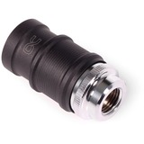 Alphacool ES Schnellverschluss BLH1A PushIn Femmina IG, Connessione cromo/nero (opaco)