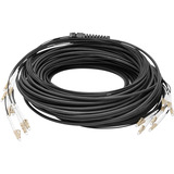 Digitus Cavo breakout universale in fibra ottica, duplex, connettore LC/UPC, multimodo OM4 Nero