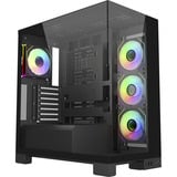 FSP M540-BA Midi Tower Nero, Chassis Tower Nero, Midi Tower, PC, Nero, ATX, micro ATX, Mini-ITX, Vetro, SPCC, Gaming