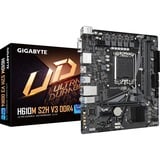GIGABYTE H610M S2H V3 DDR4 Scheda madre - Supporta processori Intel Core 14th CPUs, 4+1+1 Hybrid Digital VRM, up to 3200MHz DDR4, 1xPCIe 3.0 M.2, GbE LAN , USB 3.2 Gen 1 Nero/grigio, 4+1+1 Hybrid Digital VRM, up to 3200MHz DDR4, 1xPCIe 3.0 M.2, GbE LAN , USB 3.2 Gen 1, Intel, LGA 1700, Intel® Core™ i3, Intel® Core™ i5, Intel® Core™ i7, LGA 1700, DDR4-SDRAM, 64 GB