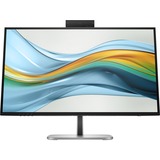 HP Series 5 Pro Monitor per videoconferenze serie 5 Pro QHD USB-C da 27" – 527pm, Monitor LED Nero/Argento, 68,6 cm (27"), 2560 x 1440 Pixel, Quad HD, LCD, 5 ms, Nero