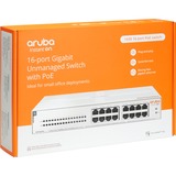 Hewlett Packard Enterprise Switch Instant On di rete 16 porte Gigabit CL4 PoE 124 W 1430, Interruttore 