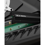ICY BOX IB-M2HS-PS5 Dissipatore, Dissipatore di calore Nero, Dissipatore, PlayStation 5, Nero, Alluminio, Silicone, Sony, PlayStation 5