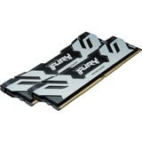 Kingston FURY FURY 32GB 7200MT/s DDR5 CL38 DIMM (Kit da 2) Renegade Silver XMP, Memoria Nero/Argento, 32 GB, 2 x 16 GB, DDR5, 288-pin DIMM