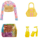 MGA Entertainment Rainbow High My Fashion Style Fashion Dolls- Sunny, Bambola Rainbow High My Fashion Style Fashion Dolls- Sunny, Bambola alla moda, Femmina, 4 anno/i, Bambino/Bambina, 280 mm, Multicolore