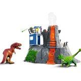 Schleich Dinosaurs Grande spedizione del vulcano, Gioco figura Animale, Age of the Dinos, Conquering the Earth, Dinosaurs and volcano, The first giants, 4 anno/i, Multicolore, Plastica