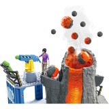 Schleich Dinosaurs Grande spedizione del vulcano, Gioco figura Animale, Age of the Dinos, Conquering the Earth, Dinosaurs and volcano, The first giants, 4 anno/i, Multicolore, Plastica