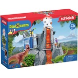Schleich Dinosaurs Grande spedizione del vulcano, Gioco figura Animale, Age of the Dinos, Conquering the Earth, Dinosaurs and volcano, The first giants, 4 anno/i, Multicolore, Plastica
