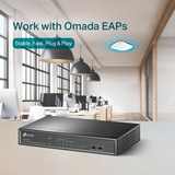TP-Link TL-SF1008LP switch di rete Non gestito Fast Ethernet (10/100) Supporto Power over Ethernet (PoE) Nero, Interruttore Non gestito, Fast Ethernet (10/100), Full duplex, Supporto Power over Ethernet (PoE), Montabile a parete