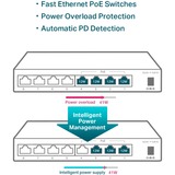TP-Link TL-SF1008LP switch di rete Non gestito Fast Ethernet (10/100) Supporto Power over Ethernet (PoE) Nero, Interruttore Non gestito, Fast Ethernet (10/100), Full duplex, Supporto Power over Ethernet (PoE), Montabile a parete