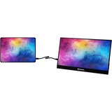 Verbatim 49590 Monitor PC 35,6 cm (14") 1920 x 1080 Pixel Full HD LCD Nero, Monitor LED Nero, 35,6 cm (14"), 1920 x 1080 Pixel, Full HD, LCD, 6 ms, Nero