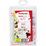 fischer Profi-Box DuoLine + vite, Tassello grigio chiaro/Rosso