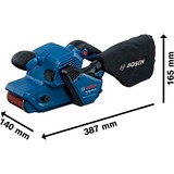 Bosch GBS 750 Professional Levigatrice a nastro Nero, Blu 850 W blu/Nero, Levigatrice a nastro, Nero, Blu, 200 m/min, 420 m/min, 99 dB, 91 dB