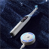 Braun iO Series 10 Adulto Spazzolino rotante-oscillante Bianco, Spazzolino da denti elettrico bianco, Adulto, Spazzolino rotante-oscillante, Cura quotidiana, Pulito profondo, Cura gum, Sensibile, Sbiancante, Bianco, 2 min, Bianco