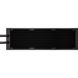 Corsair NAUTILUS 360 RS ARGB, Raffreddamento ad acqua Nero