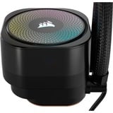Corsair NAUTILUS 360 RS ARGB, Raffreddamento ad acqua Nero
