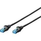 Digitus Cavo patch CAT 5e SF/UTP 0,5m Nero