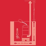 EINHELL GC-DP 9040 N 900 W 22000 l/h, Pompe immersione e pressione rosso/in acciaio inox, 900 W, AC, 22000 l/h, Nero, Rosso, Acciaio inossidabile