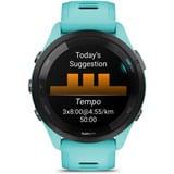 Garmin Forerunner 265, Smartwatch turchese/Nero