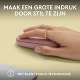 Logitech Pebble Mouse 2 M350s rosa