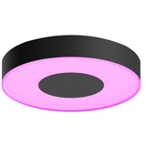 Philips Hue Plafoniera Xamento media, Luce LED Nero, Philips Hue White and Color ambiance Plafoniera Xamento media, Lampada a soffitto intelligente, Bluetooth/Zigbee, Nero, LED, Metallo, Plastica, Lampadina/e non sostituibile/i