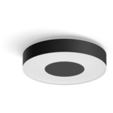 Philips Hue Plafoniera Xamento media, Luce LED Nero, Philips Hue White and Color ambiance Plafoniera Xamento media, Lampada a soffitto intelligente, Bluetooth/Zigbee, Nero, LED, Metallo, Plastica, Lampadina/e non sostituibile/i