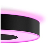 Philips Hue Plafoniera Xamento media, Luce LED Nero, Philips Hue White and Color ambiance Plafoniera Xamento media, Lampada a soffitto intelligente, Bluetooth/Zigbee, Nero, LED, Metallo, Plastica, Lampadina/e non sostituibile/i