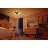 Philips Hue Plafoniera Xamento media, Luce LED Nero, Philips Hue White and Color ambiance Plafoniera Xamento media, Lampada a soffitto intelligente, Bluetooth/Zigbee, Nero, LED, Metallo, Plastica, Lampadina/e non sostituibile/i