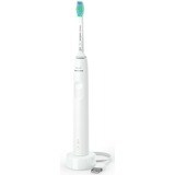 Philips Serie 3000 3000 series Sonicare Spazzolini Elettrici Sonici, confezione da 2 Spazzolini Bianchi HX3675/13, Spazzolino da denti elettrico bianco, confezione da 2 Spazzolini Bianchi HX3675/13, Adulto, Spazzolino elettrico sonico, Cura quotidiana, 31000 movimenti per minuto, Bianco, Bianco