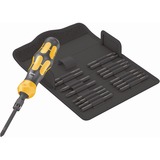 Wera Kraftform Kompakt 900 Imperial Set 1, con cacciavite a percussione, Set di bit Nero/Giallo
