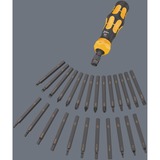 Wera Kraftform Kompakt 900 Imperial Set 1, con cacciavite a percussione, Set di bit Nero/Giallo