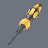 Wera Kraftform Kompakt 900 Imperial Set 1, con cacciavite a percussione, Set di bit Nero/Giallo