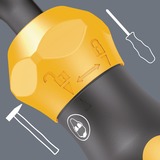 Wera Kraftform Kompakt 900 Imperial Set 1, con cacciavite a percussione, Set di bit Nero/Giallo