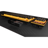 be quiet! Dark Mount Silent Linear FR ISO tastiera Gaming USB AZERTY Francese Nero, Tastiera da gioco Nero, Cablato, USB, Interruttore a chiave meccanica, AZERTY, LED RGB, Nero