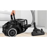 Bosch Serie 6 BGC41XSIL aspirapolvere a traino 2,4 L A cilindro Secco 700 W Senza sacchetto Nero, 700 W, A cilindro, Secco, Senza sacchetto, 2,4 L, Filtro per allergia