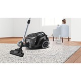 Bosch Serie 6 BGC41XSIL aspirapolvere a traino 2,4 L A cilindro Secco 700 W Senza sacchetto Nero, 700 W, A cilindro, Secco, Senza sacchetto, 2,4 L, Filtro per allergia